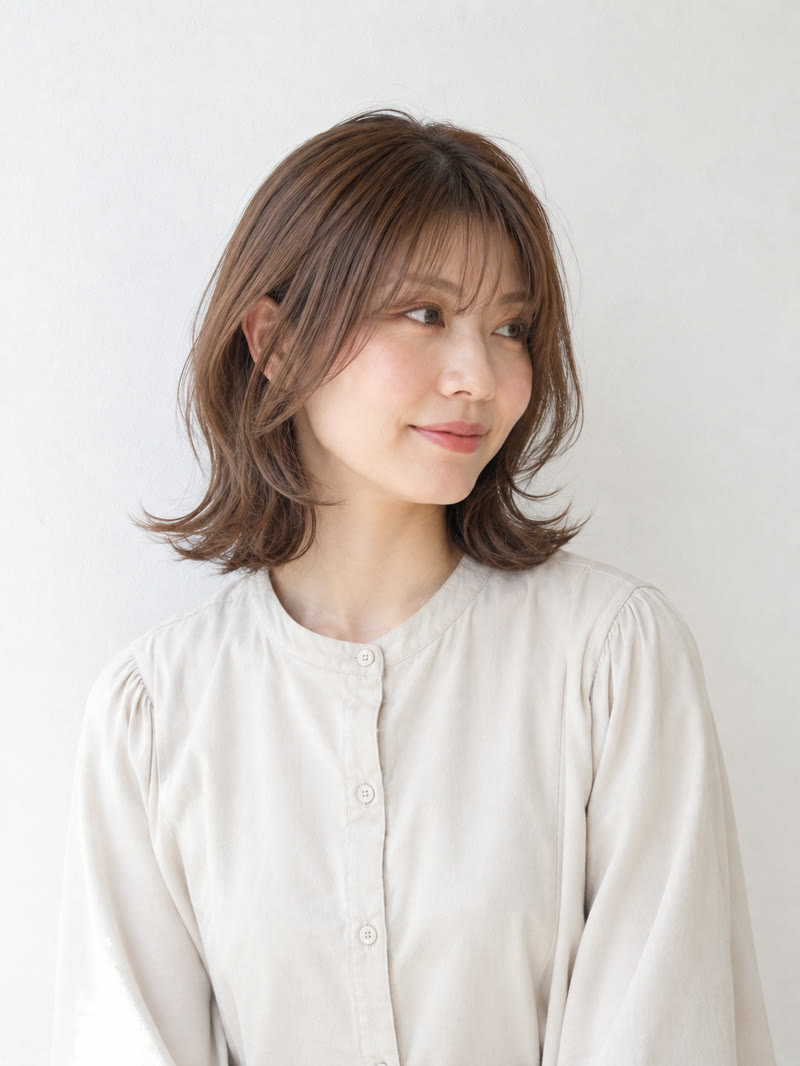 外ハネミディアム